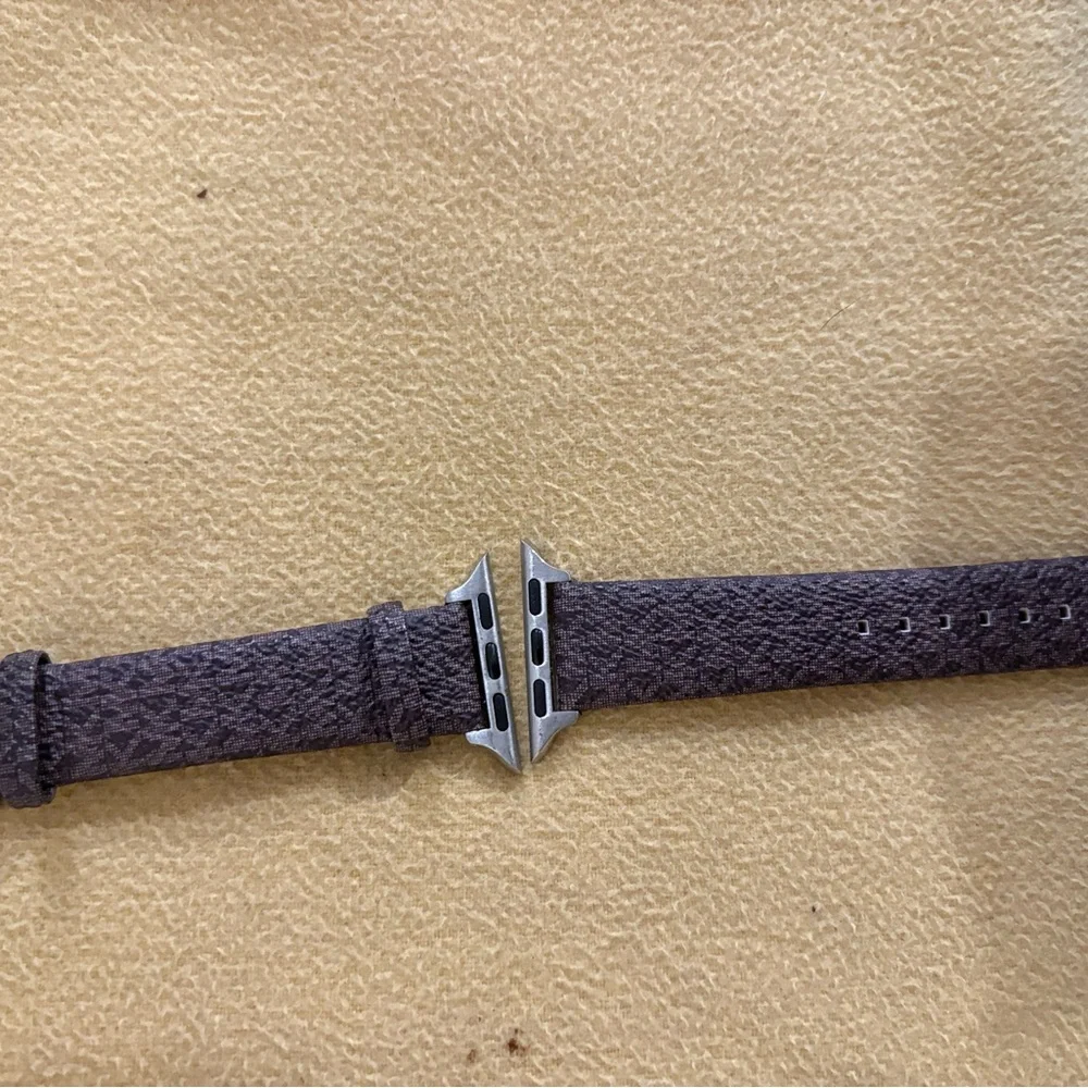 Michael Kors Brown Wristband with Silver Clasp